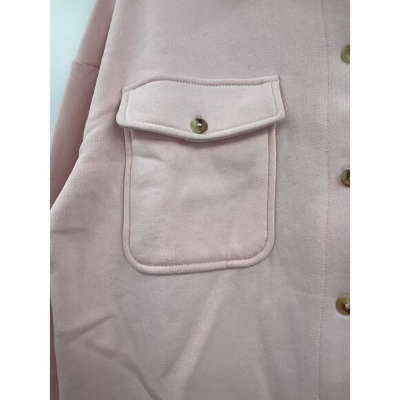 Tom and Jerry Looney Tunes Womens Button Down Shirt Jacket Collared Medium NEW - Picture 4 of 6